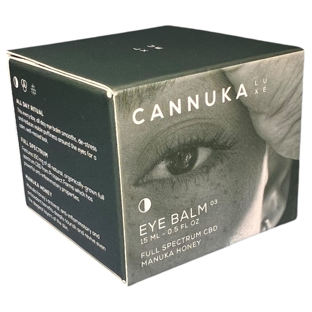 CANNUKA Full Spectrum CBD Eye Balm *Brand New in Box*